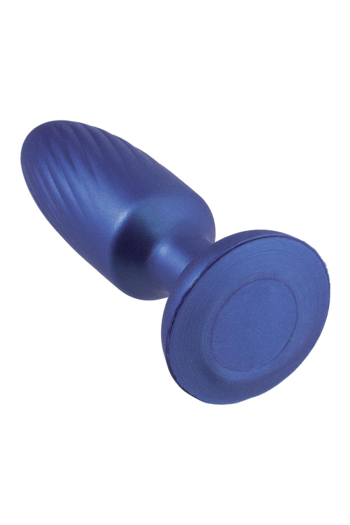 Анальная пробка NMC G Stuck, синяя, силикон, рабочая длина 8,9 см