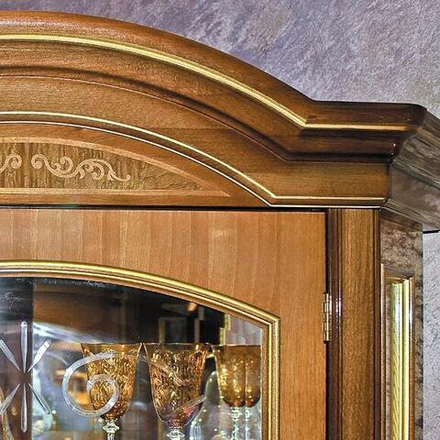 ФЛОРИАНА Шкаф-витрина угловая