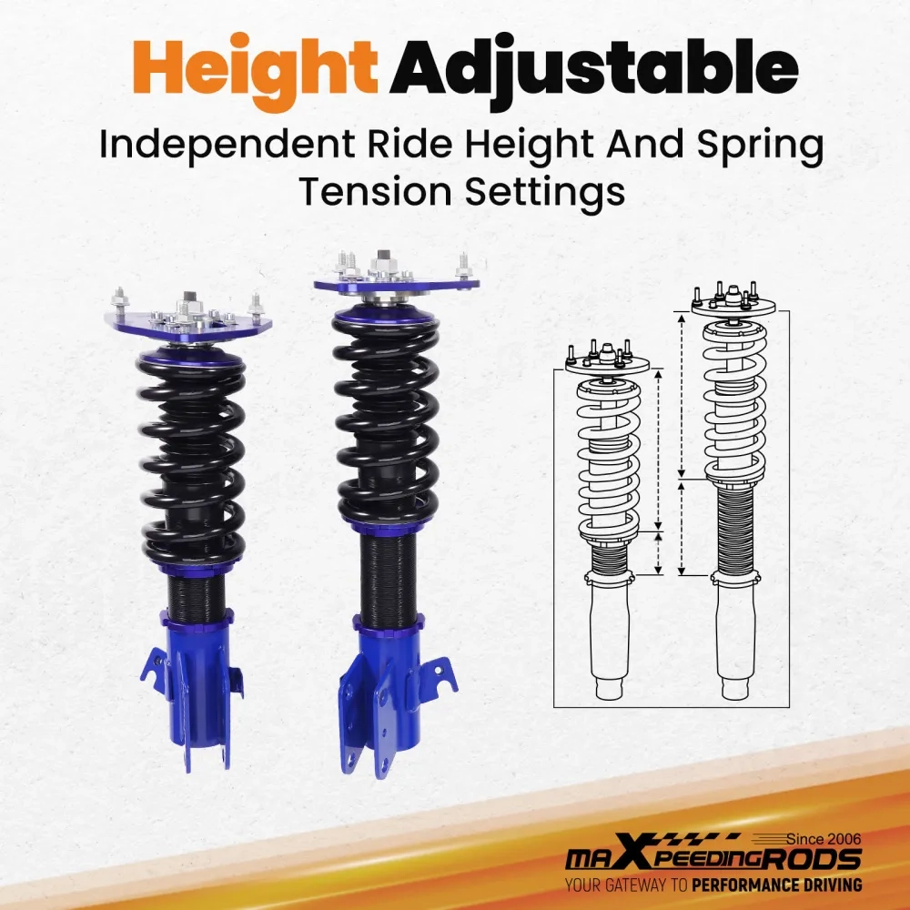 BFO Coilovers Spring Struts подходит для автомобиля Subaru Impreza WRX 03-07 compatible for Forester SG 03-08