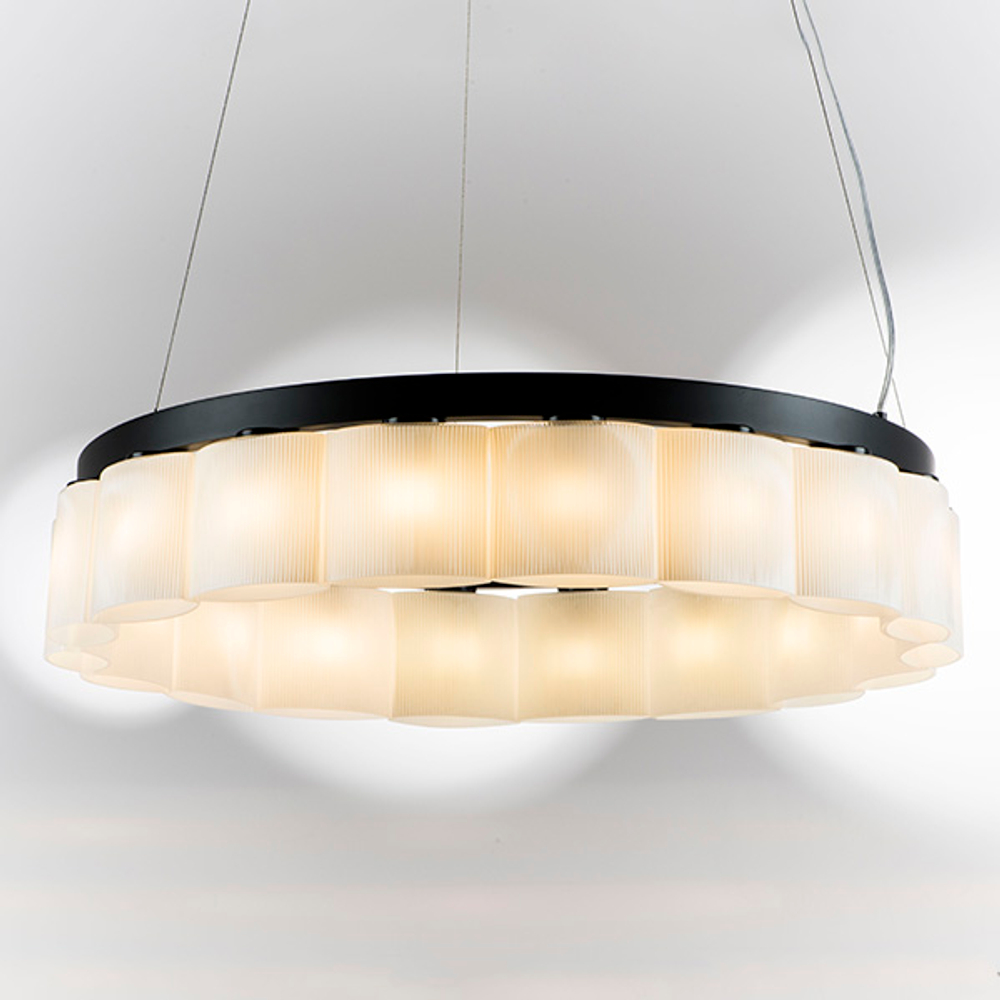 812186 Люстра NIBBLER 18х6W(Led) G9 ЧЕРНЫЙ/БЕЛЫЙ