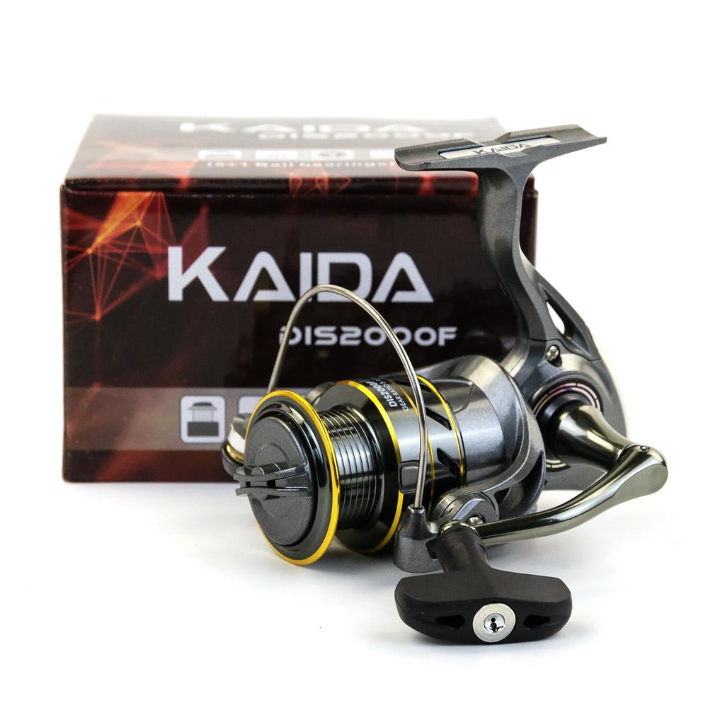 Безынерционная катушка 2000 Kaida Discover DIS2000F (5+1BB, мет. шпуля)