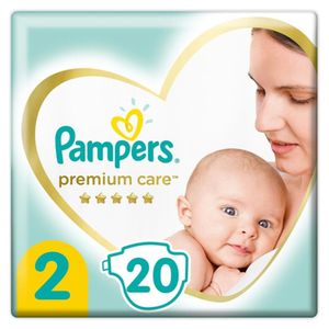 Подгузники детские одноразовые Pampers  premium care 2  4-8 кг 20 шт/упак