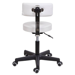 Стул на колесах со спинкой ОЗЕ, пластик 6