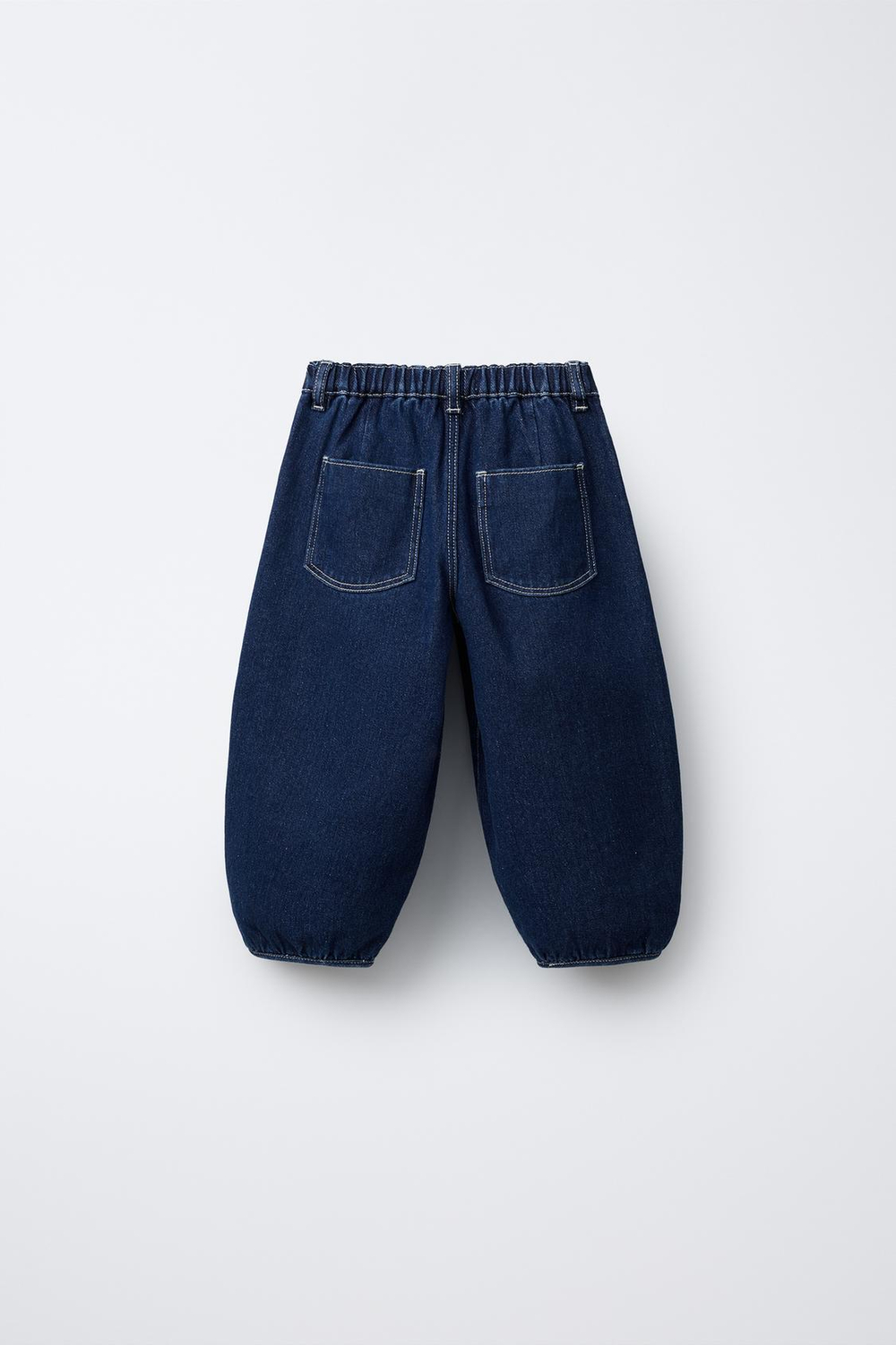 ZARA ДЖИНСЫ BALLOON, СИНИЙ