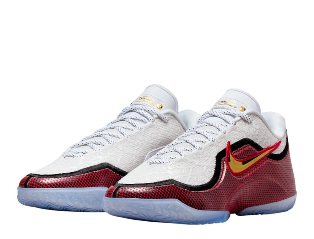 Баскетбольные кроссовки Nike LeBron XXIII "Grand Opening" White/University Red-Black-Metallic Gold