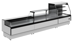 Витрина холодильная Carboma Palm 3 GC95 SM 1,5-2 версия 2.0 (9006-9005, открытая, без боковин)
