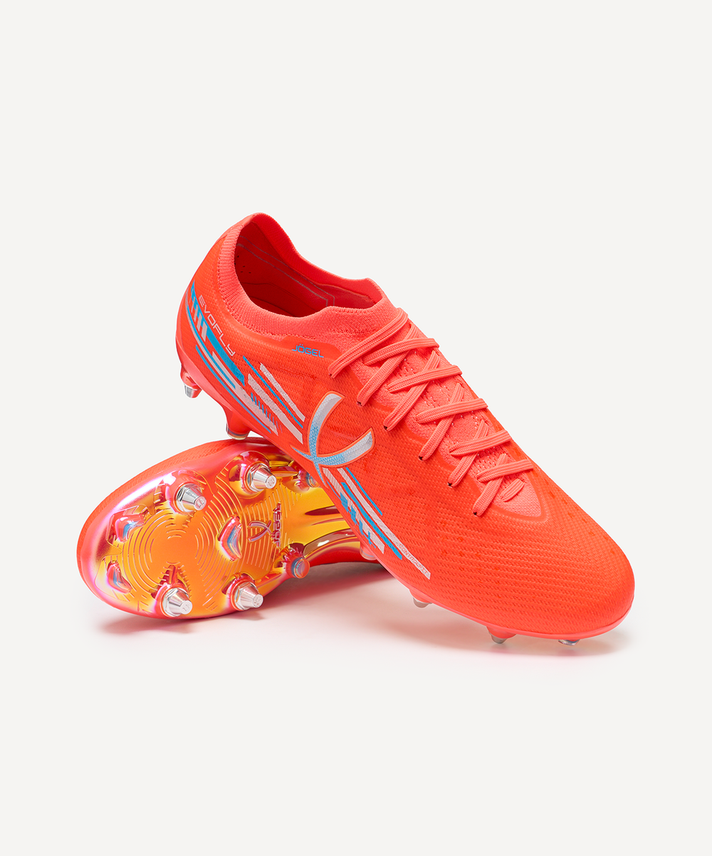 Бутсы футбольные Jogel Evofly SG Prime coral, коралловый