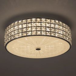 Citilux Портал CL32415G1 LED RGB Люстра хрустальная с пультом Хром