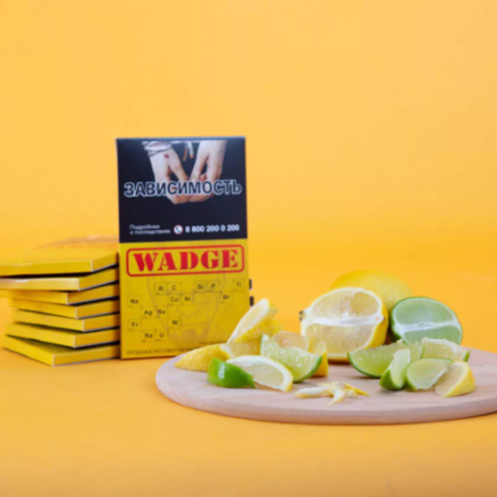 Табак Wadge Titanium 100 гр Lemon Lime