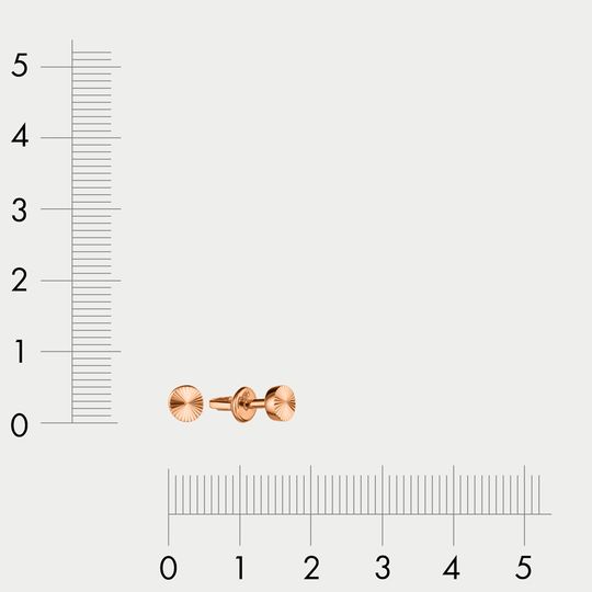 Серьги золотые