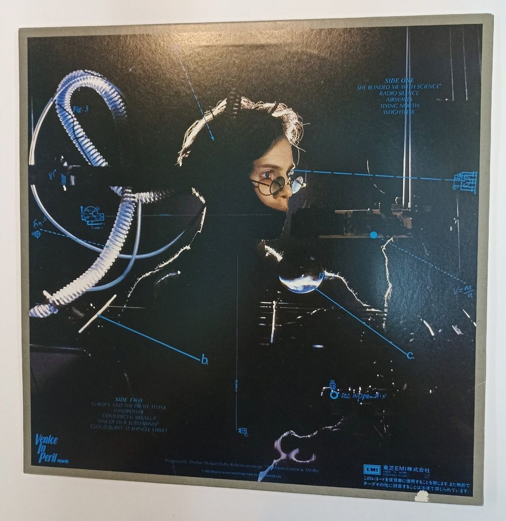 Винтажная виниловая пластинка LP Thomas Dolby The Golden Age Of Wireless (Japan 1983)