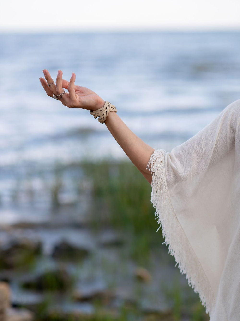 Накидка короткая с бахромой Tribal