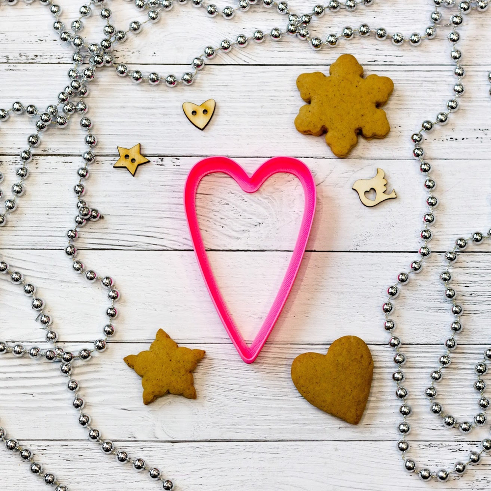 Сердце №9 вытянутое