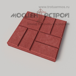 Тротуарная плитка 8 кирпичей 400х400х40