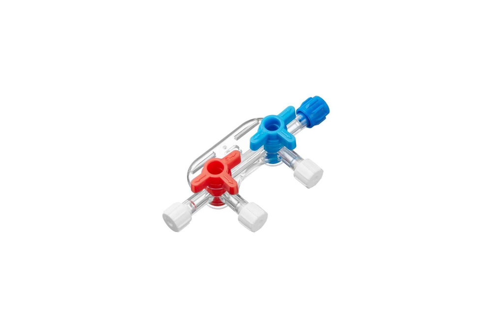 Коннекторы инфузионные 4-х ходовые MANIFOLDS Two Stopcock Manifold блок