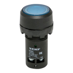 Кнопка SW2C-10D с подсветкой синяя NO EKF PROxima