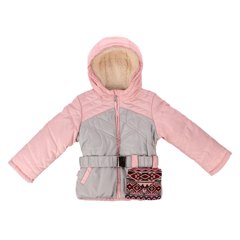 Куртка Орэнда 200 гр. р.3 (98) св.серый/св.розовый