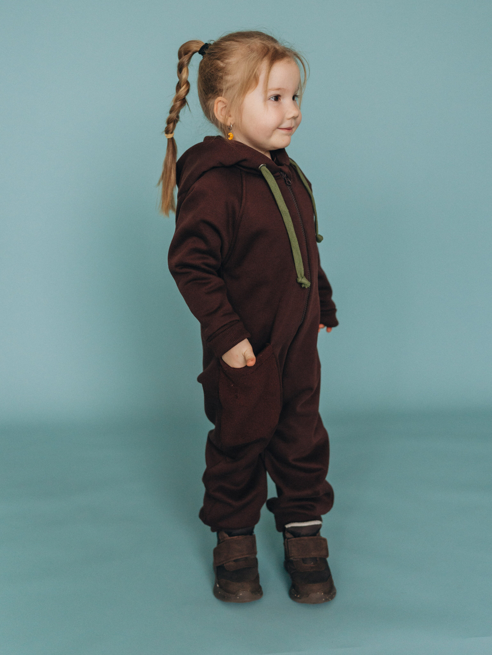 Комбинезон утепленный, Шоколад
