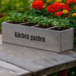 Органайзер для кухни и сада Флоутард, из массива сосны в голландском стиле, графит