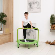 Батут с поручнем DFC JUMPFIT 36&#39;&#39; зеленый
