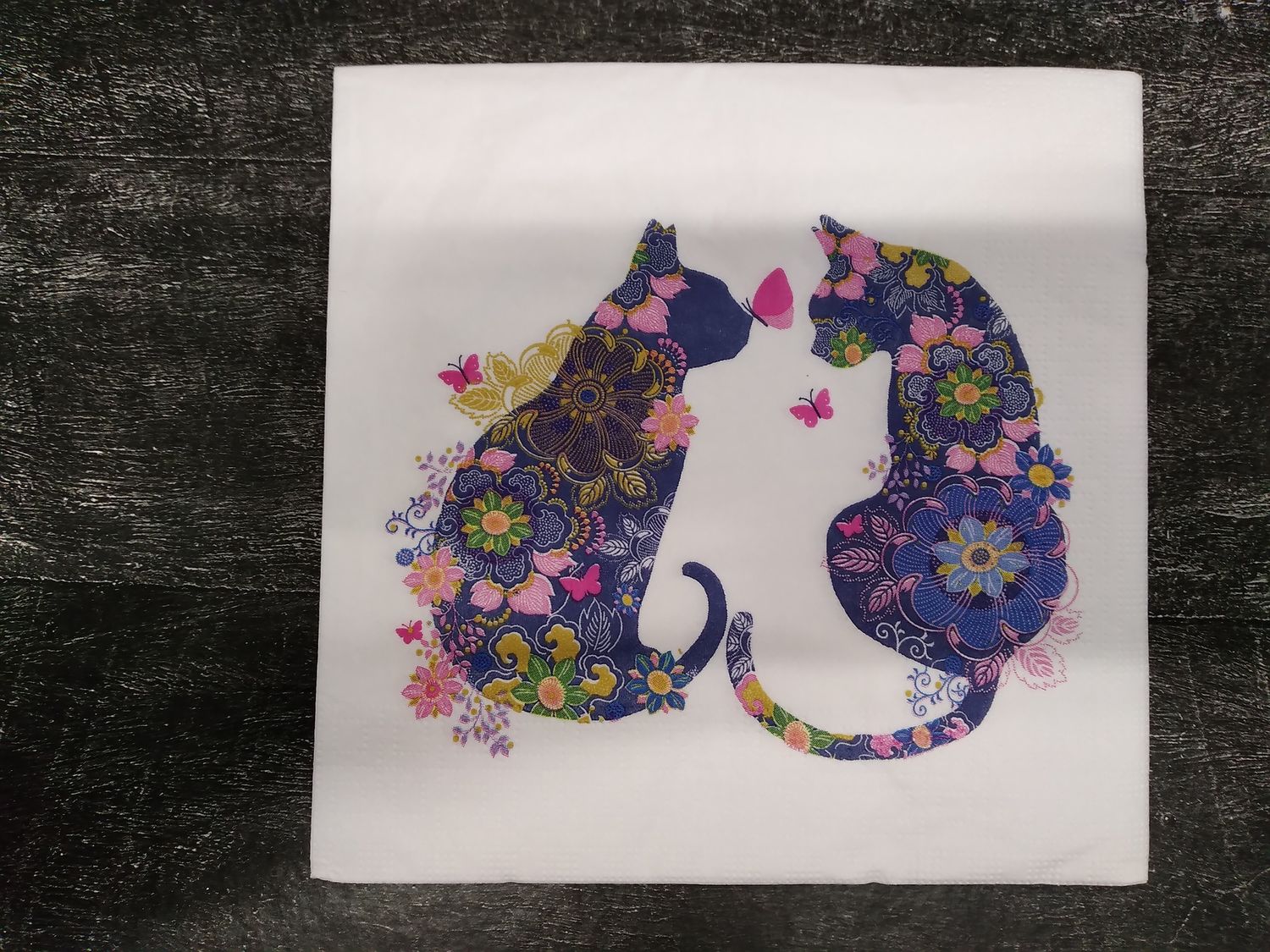 салфетка Floral Cats