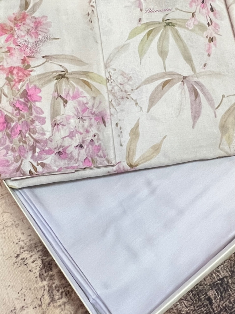 Постельное белье 2 спальное евро Blumarine Glicine