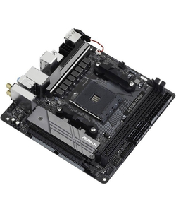 Материнская плата Asrock A520M-ITX/AC RTL (AMD A520, сокет: AM4, слоты: 2 слота DDR4 DIMM (2133 - 4733 МГц), SATA: 6 Гбит/с х4, A520M-ITX/AC)