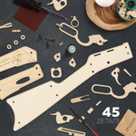 Винчестер Rebel от TARG - деревянный конструктор, сборная модель, 3d пазл