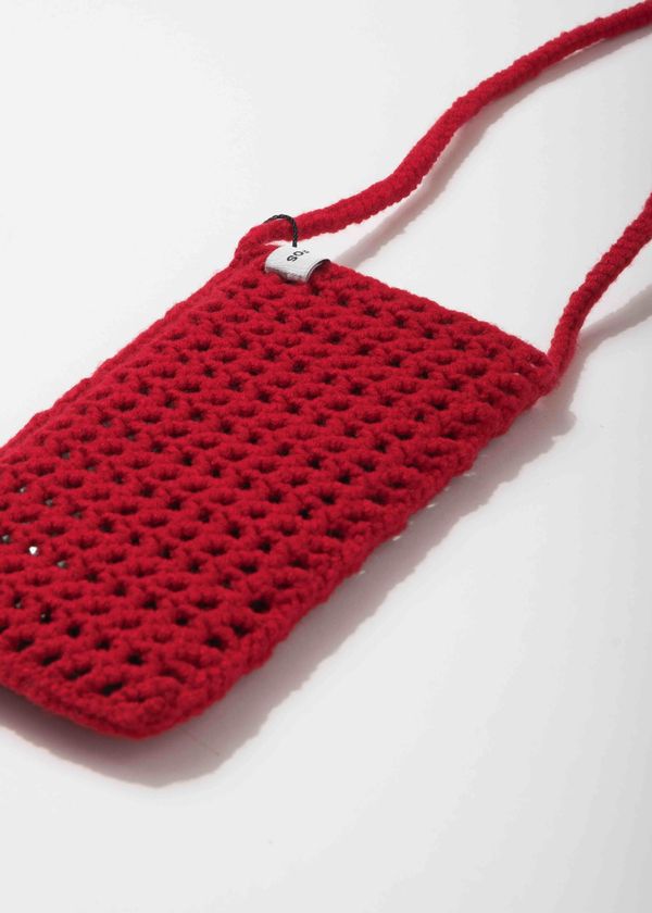 Вязаная сумочка FOS Красная - фото 6