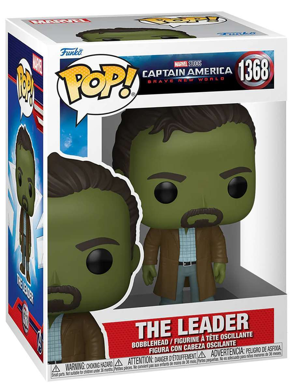 Фигурка Funko POP! Bobble Marvel Captain America BNW The Leader (1368) 75993