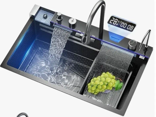 Мойка врезная Zandini ЧЕРНЫЙ, 800*500*200 Z-23-28