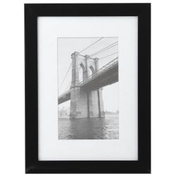 Фоторамка Image Art 601 21х30 пластиковая с прозрачным пластиком чёрная | Image Art