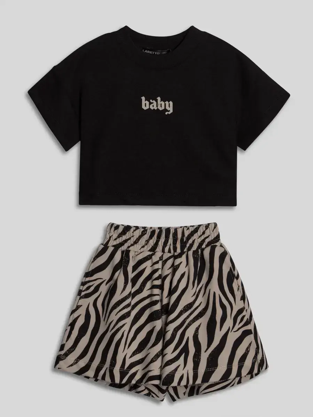 Летний костюм зебра для девочки