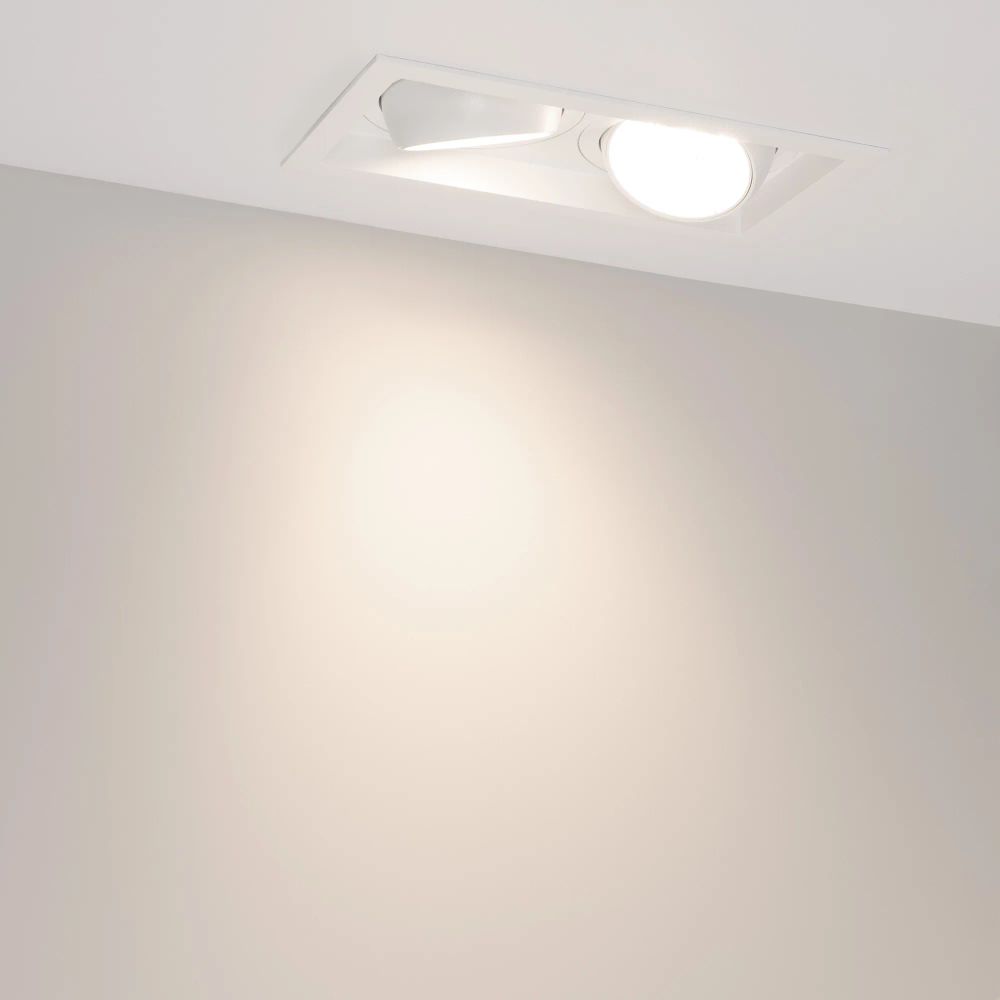 Светильник MS-VORTEX-BUILT-S250x140-2x30W Day4000 (WH-WH, 50 deg, 230V) (Arlight, IP20 Металл, 5 лет) 042370