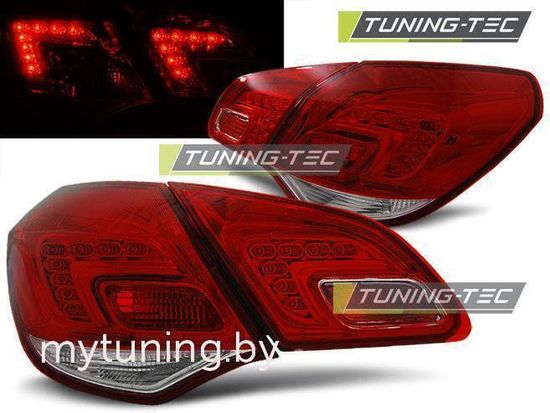 Задние фонари RED WHITE LED для Opel Astra J hatchback
