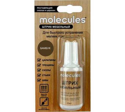 MOLECULES Штрих для реставрации сколов бамбук