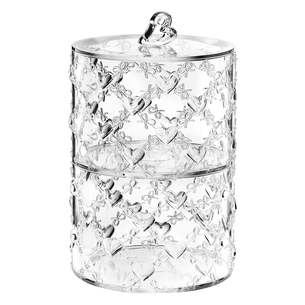 Набор кофетниц love, акрил, 2 шт.