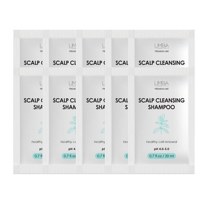 Шампунь для кожи головы Limba Premium Line Mint Scalp Cleansing Shampoo Сашет 10 шт