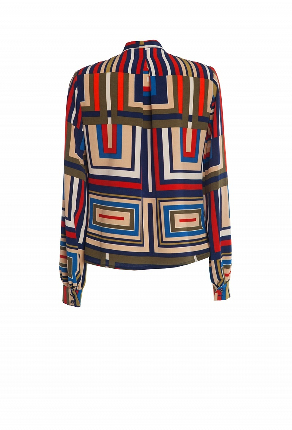 Блуза с графичным принтом LE-16-17FW