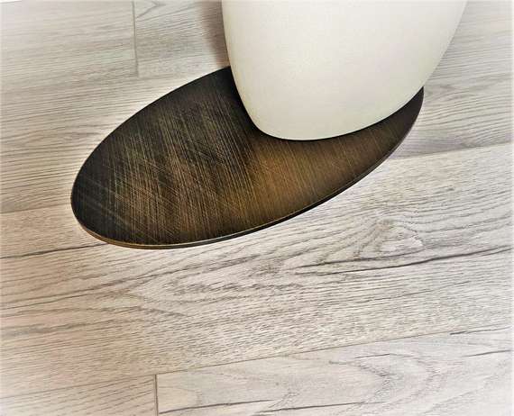 Журнальный столик 4477, 45х51 см, бежевый травертин