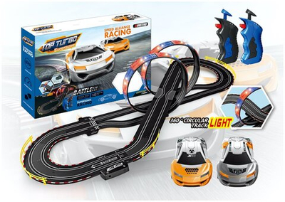 Гоночный автотрек Soba (540 см, 2 машинки на пульте, питание от сети, свет) - SOBA-A47-17