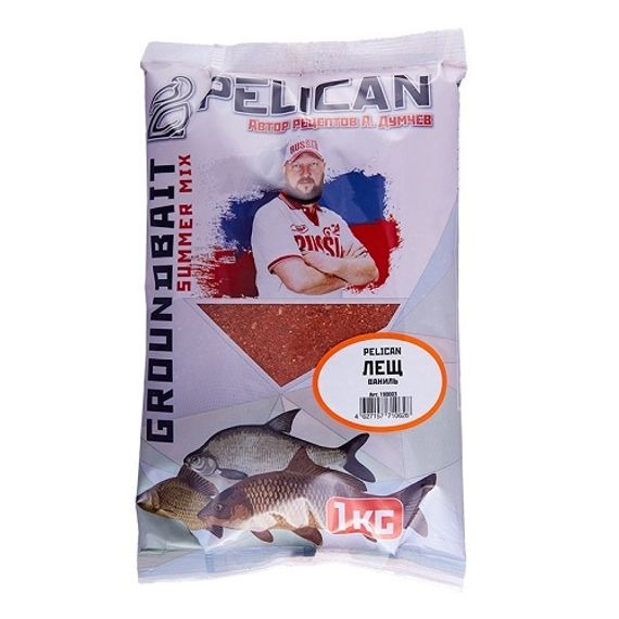Прикормка Pelican 1кг ЛЕЩ Ваниль