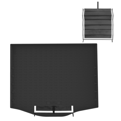 Коврик в багажник Norplast для Ssang Yong Tivolo Grand (2019-) Черный, с фартуком, арт.NPA00-T83-824-AP