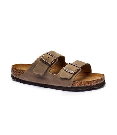 Кожаные шлепанцы arizona Birkenstock - бежевый(552811)