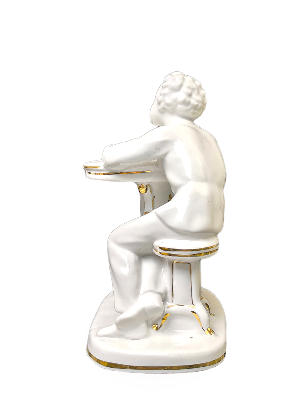 Фарфоровая статуэтка "Юный Пушкин", ЛФЗ, 1960 - 1970 гг.