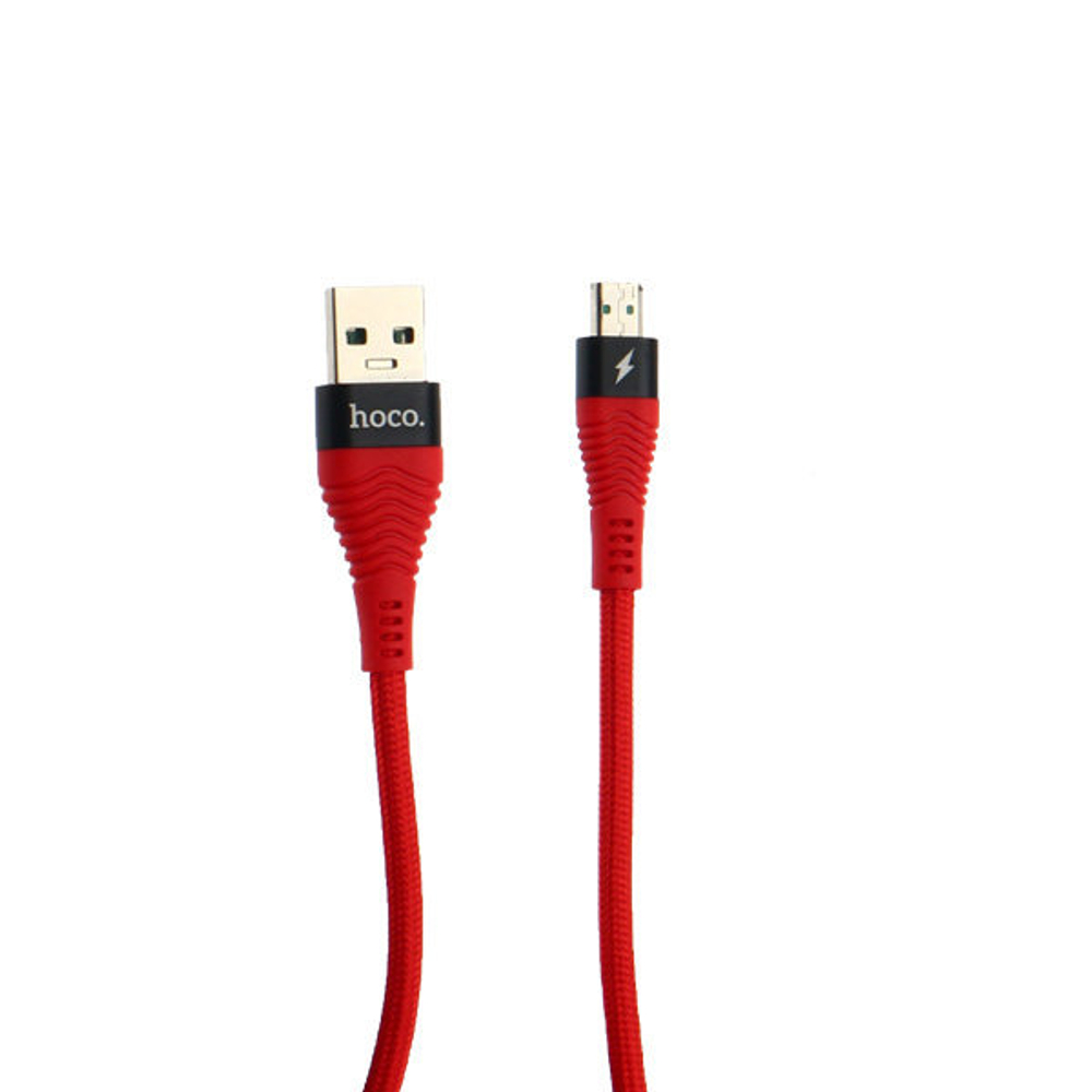 Кабель USB - MicroUSB Hoco U53 (4A) Красный