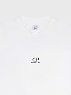Футболка C.P. Company White 24/1 Jersey Artwork
