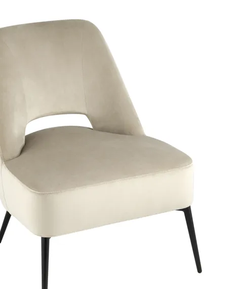 Лаунж-кресло Bost бежевый велюр