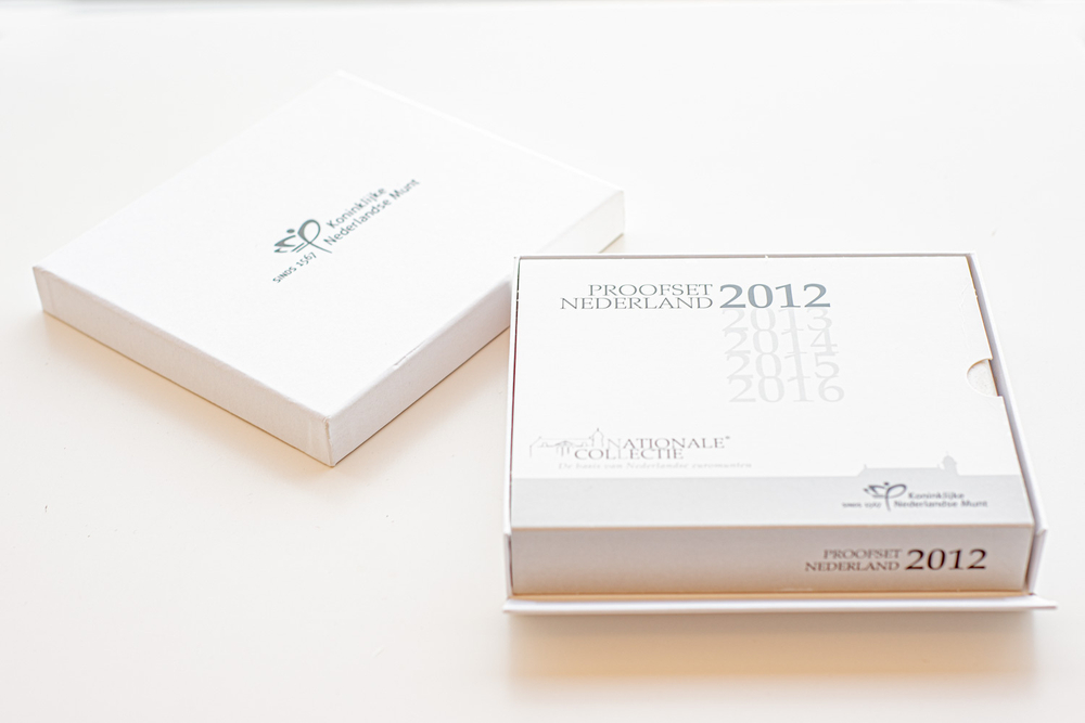 Netherlands 2012 Proof Coin Set with 2 Euro Commemorative Coin "10 Years of the Euro"