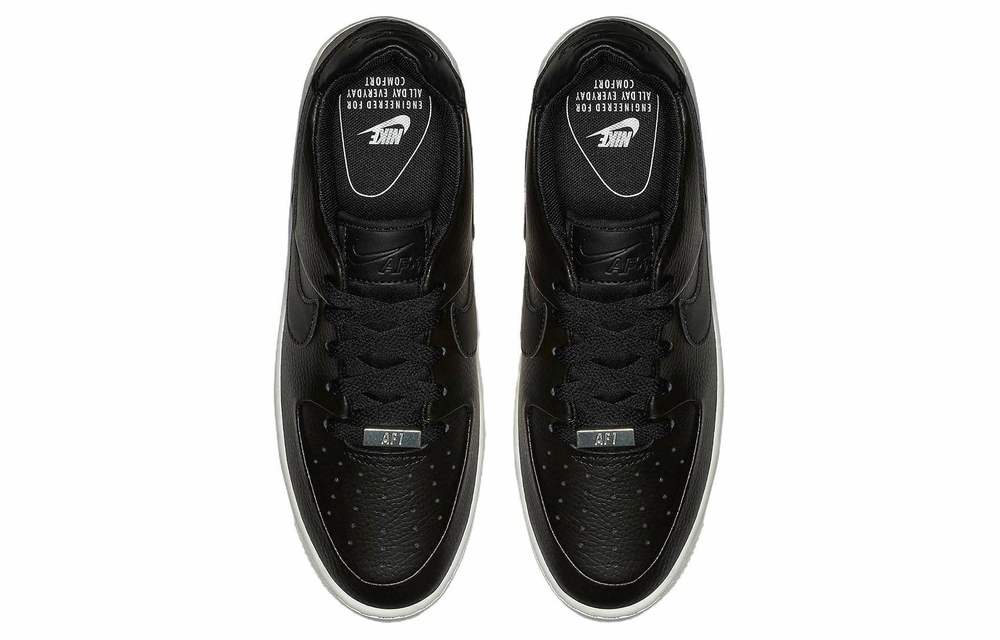 Кроссовки Nike Air Force 1 Low Sage Low Triple Black White (W) (Женская размерная сетка)